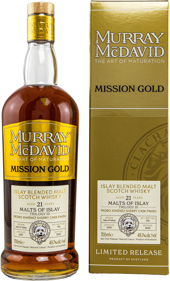 Malts of Islay 21 Jahre 2001/2022 First Fill PX Cask Whisky 49,7% (Murray McDavid)