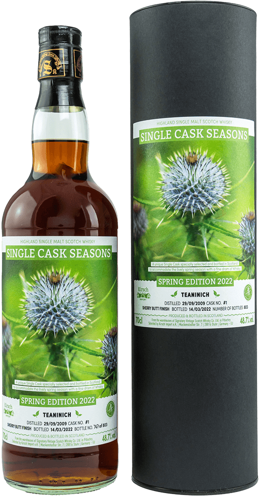 Teaninich 7 Jahre 2009/2022 Spring Edition #1 Whisky 48,7% (by Kirsch)