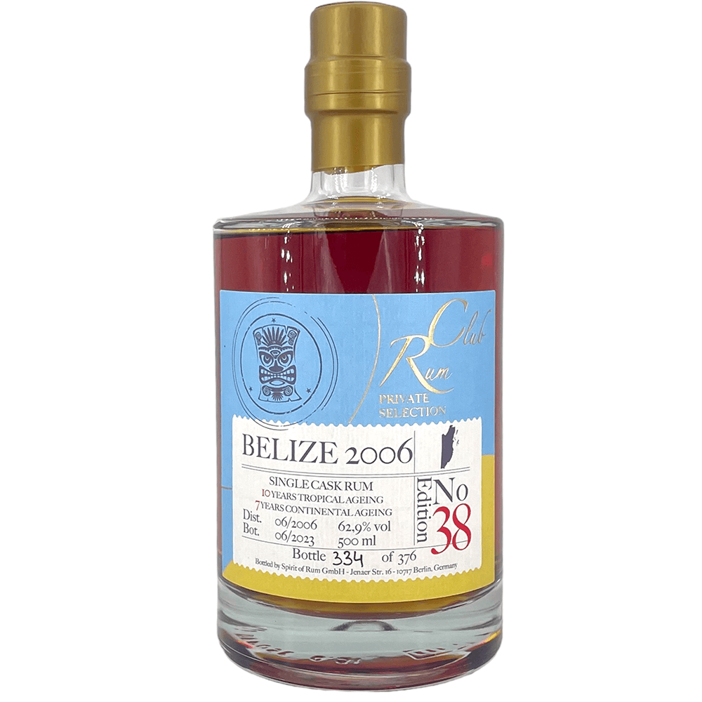 Rum Club 2006 Belize Private Selection Edition 38 Rum 62,9% 