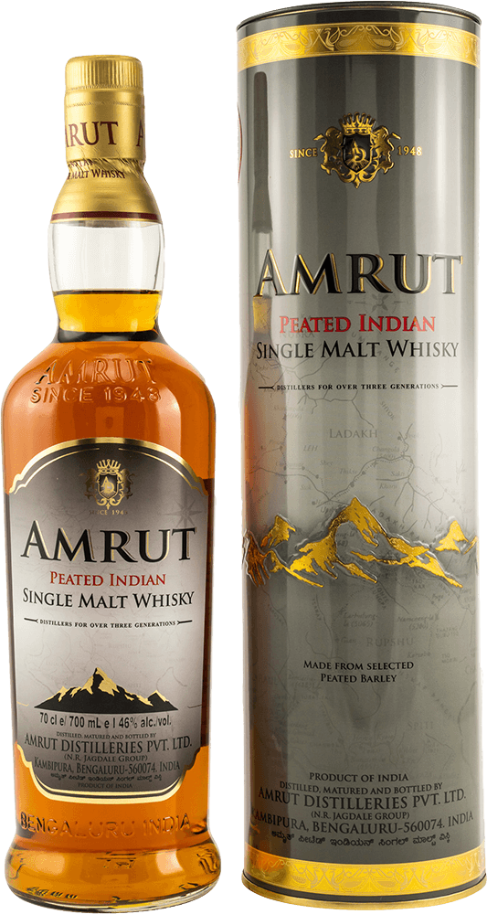 Amrut Peated Indian Single Malt Whisky 46%