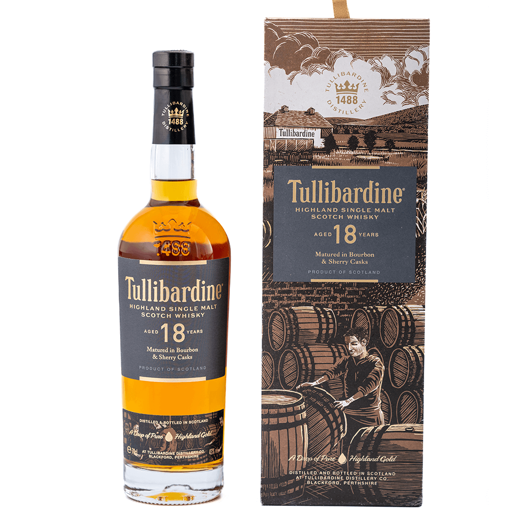Tullibardine 18 Jahre Whisky 43% 