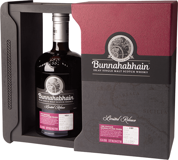 Bunnahabhain 1988 Vintage Marsala Cask Finish Whisky 47,4% 0,7L