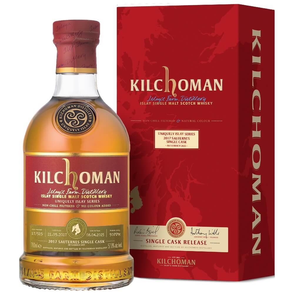 Kilchoman AN T-EARRACH 2025 Sauternes Single Cask 17/515 Whisky 57,8%