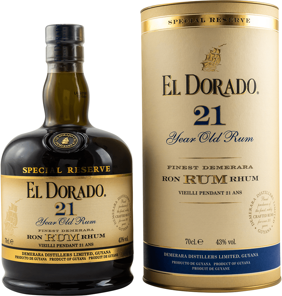 El Dorado 21 Jahre Rum 43% 