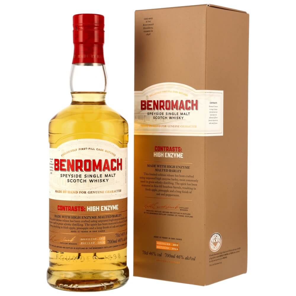 Benromach 12 Jahre 2012/2024 Contrasts High Enzyme Whisky 46%