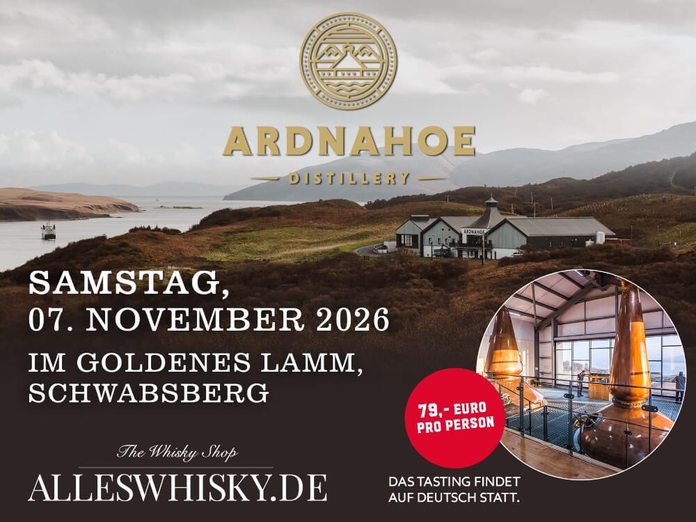 Am 07.11.2026 - Das einzigartige Ardnahoe Islay Whisky Dinner