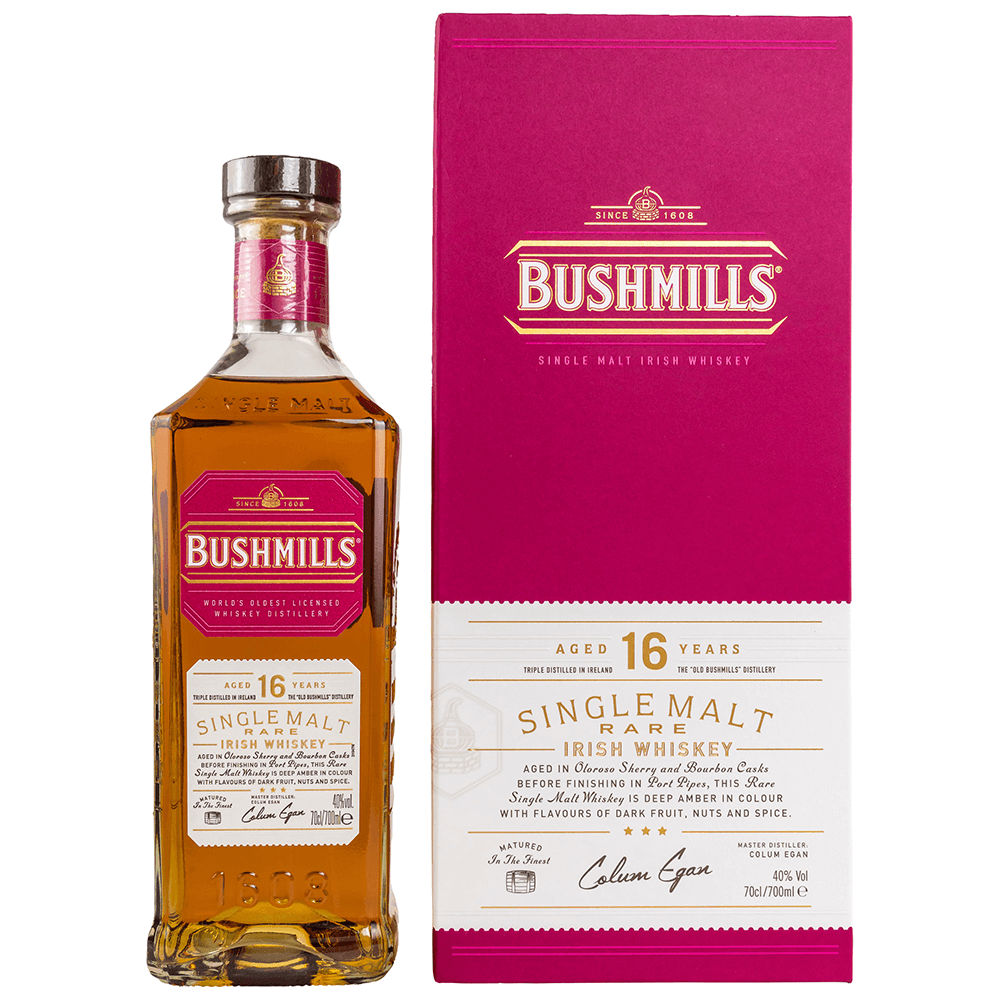 Bushmills 16 Jahre Single Malt Irish Whiskey 40%