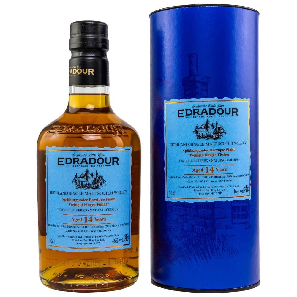 Edradour 14 Jahre 2007/2022 Singer-Fischer Wine Finish #601 Whisky 46% 