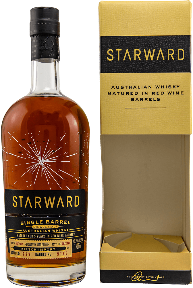 Starward 5 Jahre 2017/2022 Single Cask #9166 Whisky 48,3% 