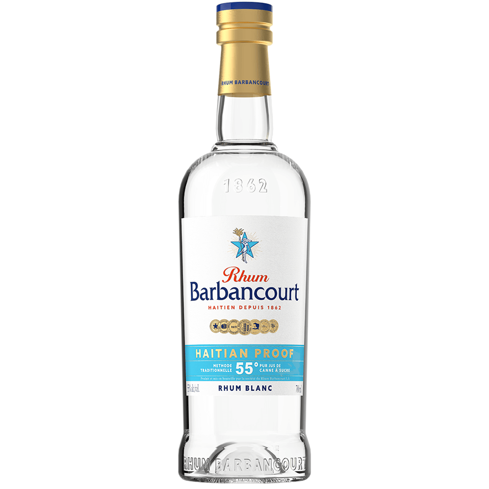 Barbancourt Haitian Proof 55° White Rhum 55%