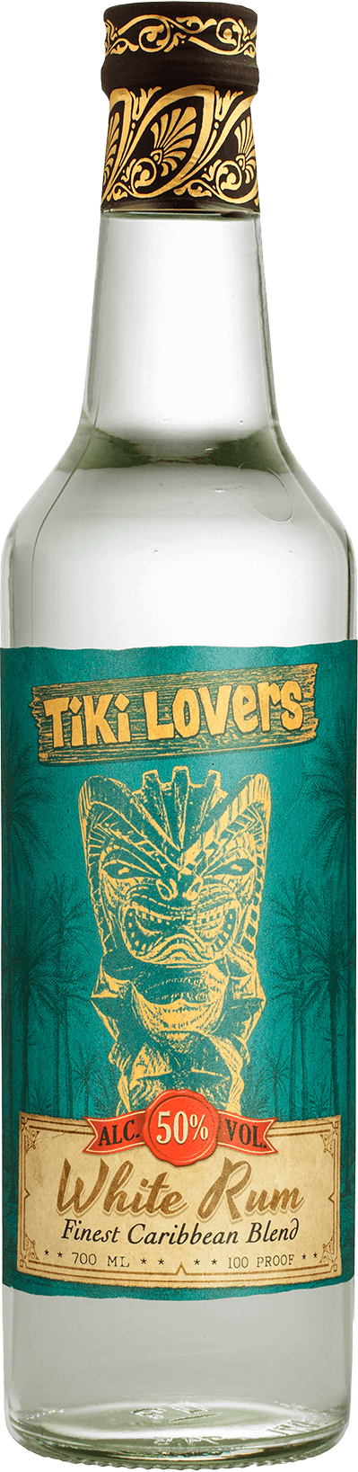 Tiki Lovers White Rum 50%