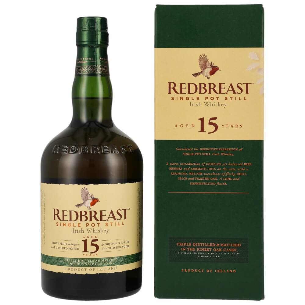 Redbreast 15 Jahre Pure Pot Still Whiskey 46%