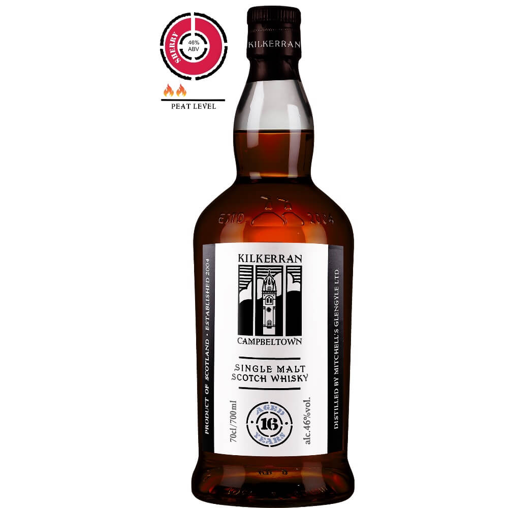 Kilkerran 16 Jahre 100 % Sherry matured Campbeltown Whisky 46% 