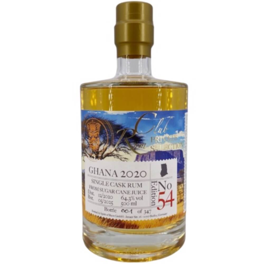 Rum Club 2020/2025 Ghana Single Cask Edition 54 Rum 64,3% 