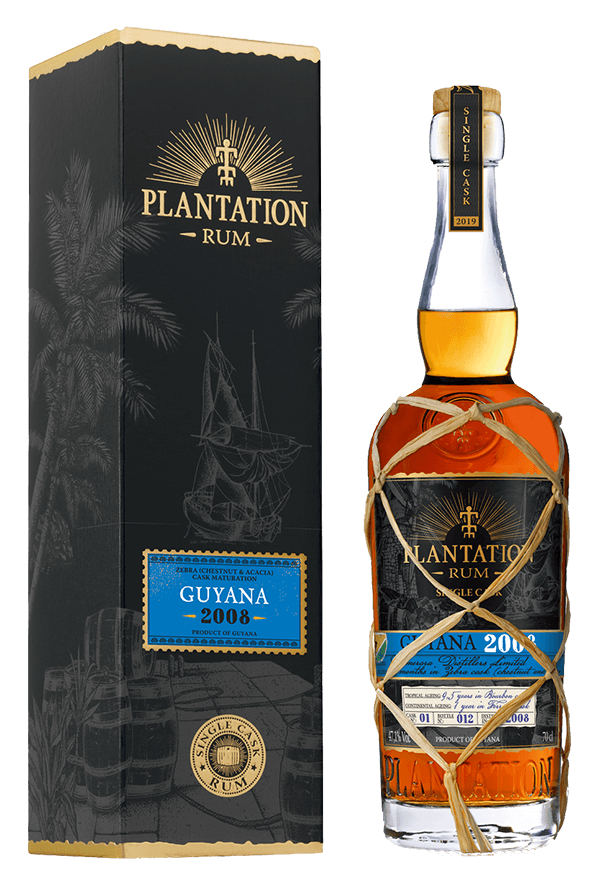 Plantation Guyana 2008 Zebra Single Cask Edition Rum Flasche 47,1 Prozent 