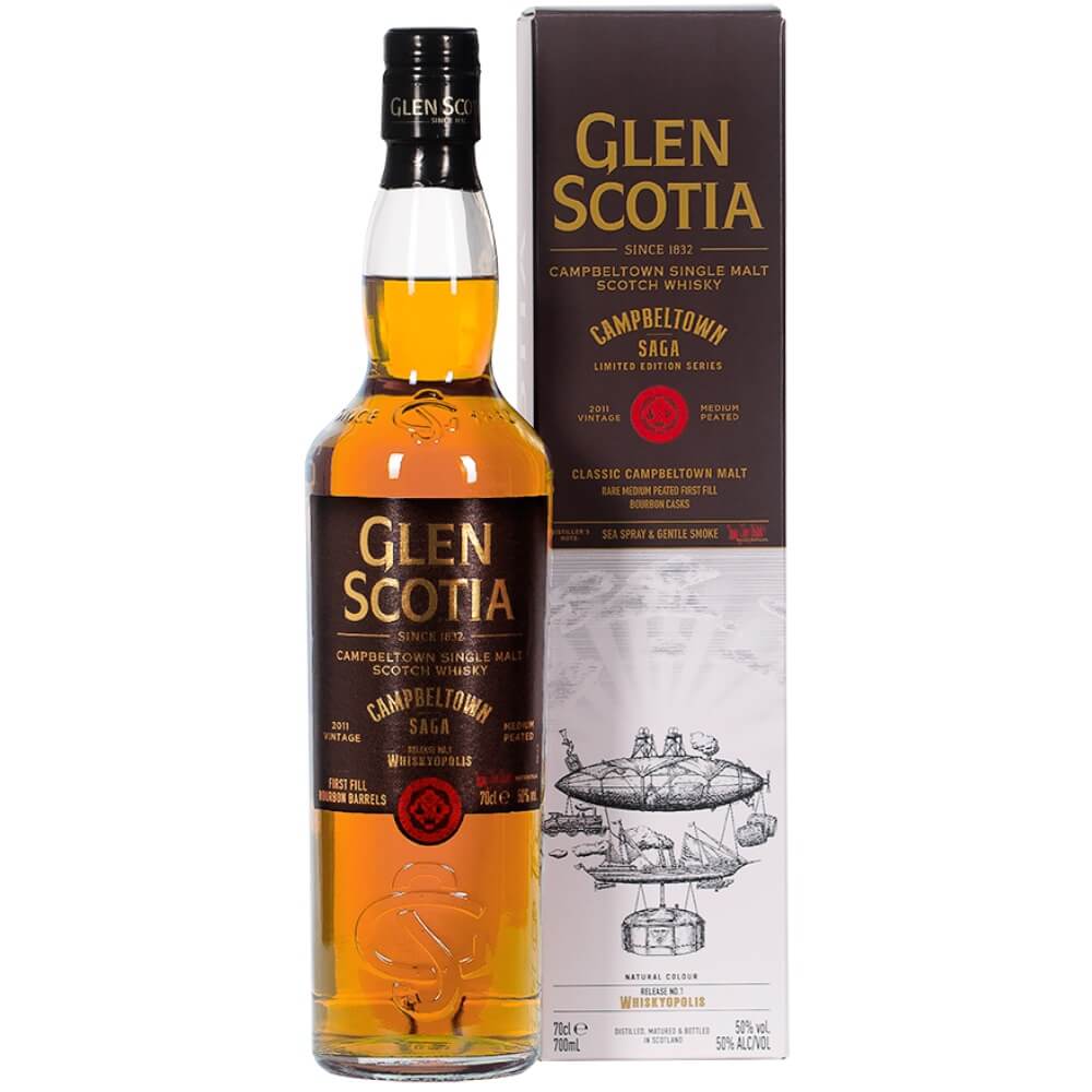 Glen Scotia Campbeltown Saga Whiskyopolis No.1 Vintage 2011 Whisky 50%