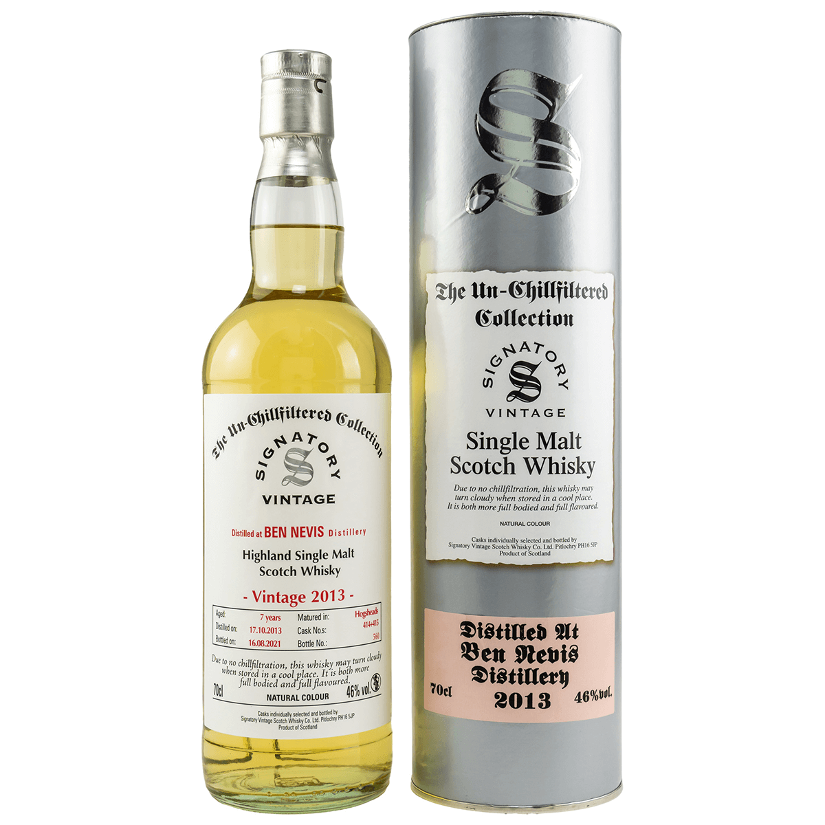 Ben Nevis 7 Jahre 2013/2021 Casks 414+415 Whisky 46%