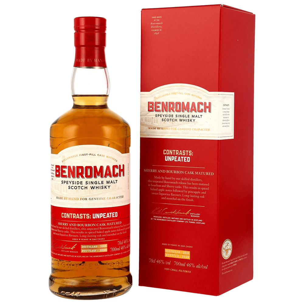 Benromach 9 Jahre 2014/2024 Contrasts Unpeated Whisky 46%