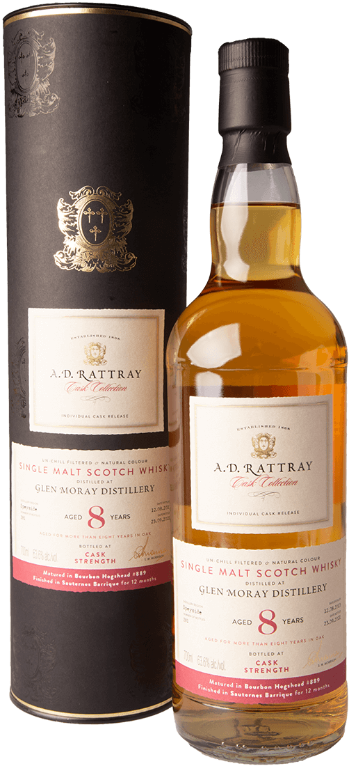 Glen Moray 8 Jahre 2013/2021 #889 Whisky 63,6% (A.D. Rattray)