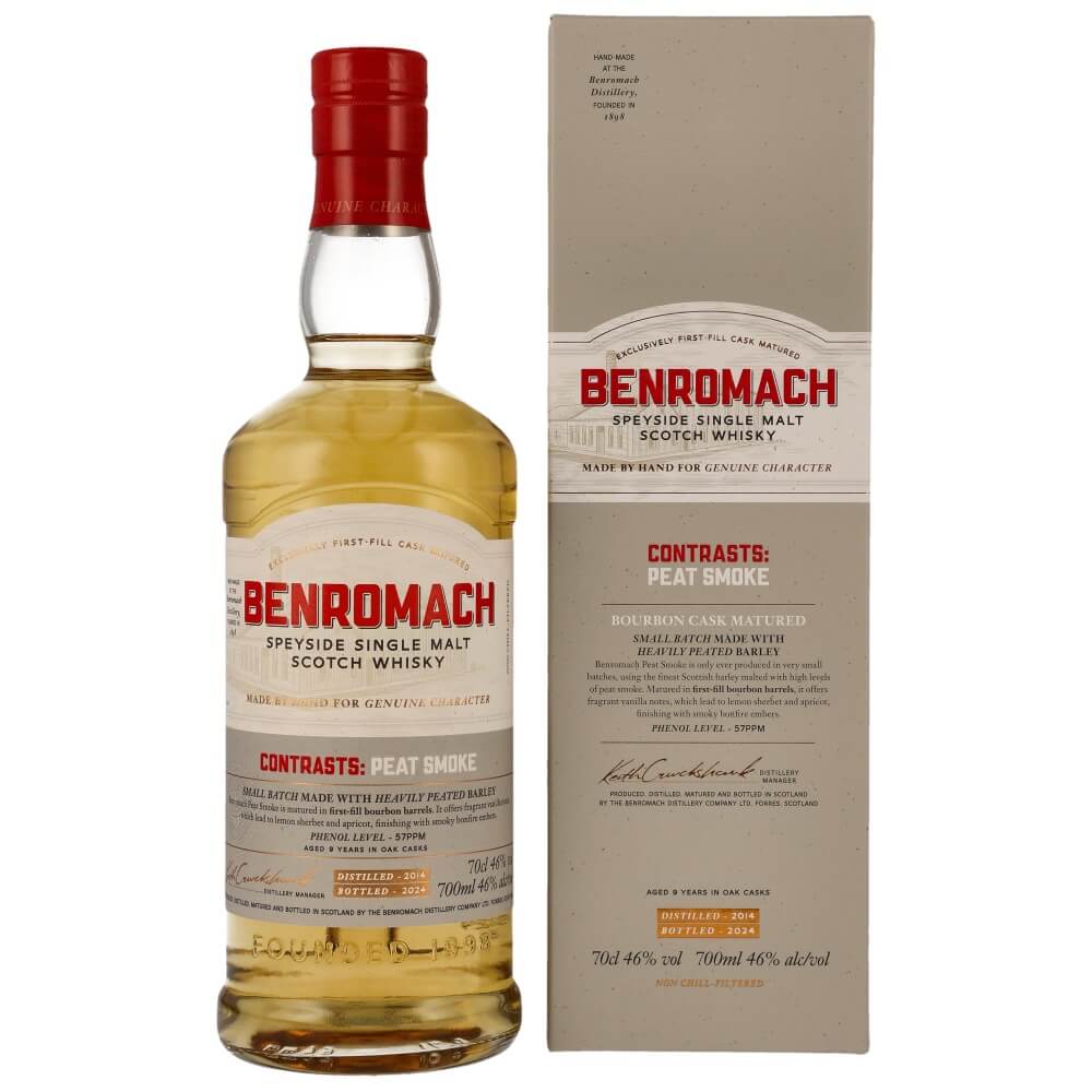 Benromach 9 Jahre 2014/2024 Contrasts Peated Whisky 46%