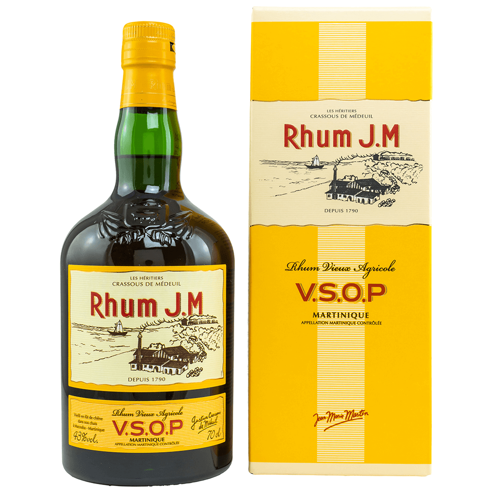 Rhum J.M V.S.O.P. Agricole 43% 