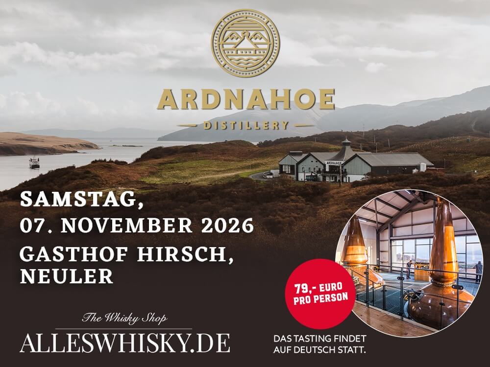 Am 07.11.2026 - Das einzigartige Ardnahoe Islay Whisky Dinner