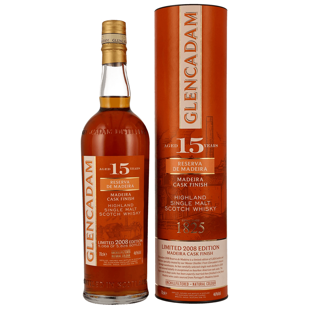 Glencadam 15 Jahre 2008/2023 Madeira Cask Finish Whisky 46% 