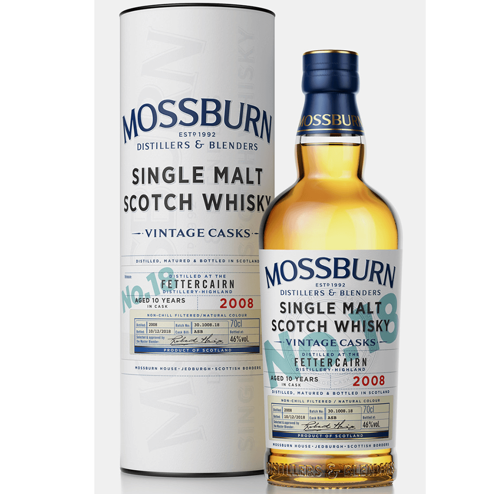 Fettercairn 10 Jahre 2008/2018 Vintage Cask No. 18 Whisky 46% 0,7L (Mossburn)