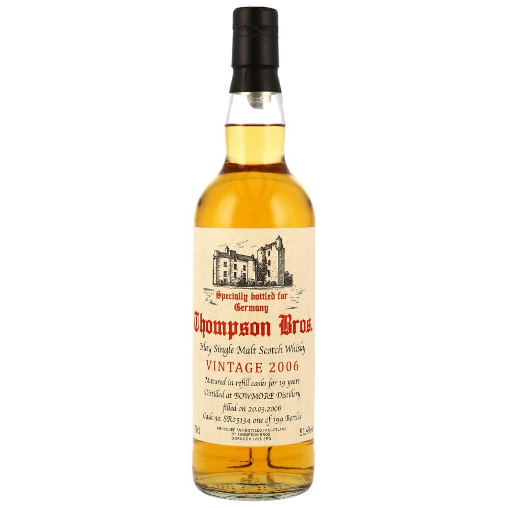 Bowmore 19 Jahre Vintage 2006 Germany #SR25134 Whisky 51,4% (Thompson Bros)