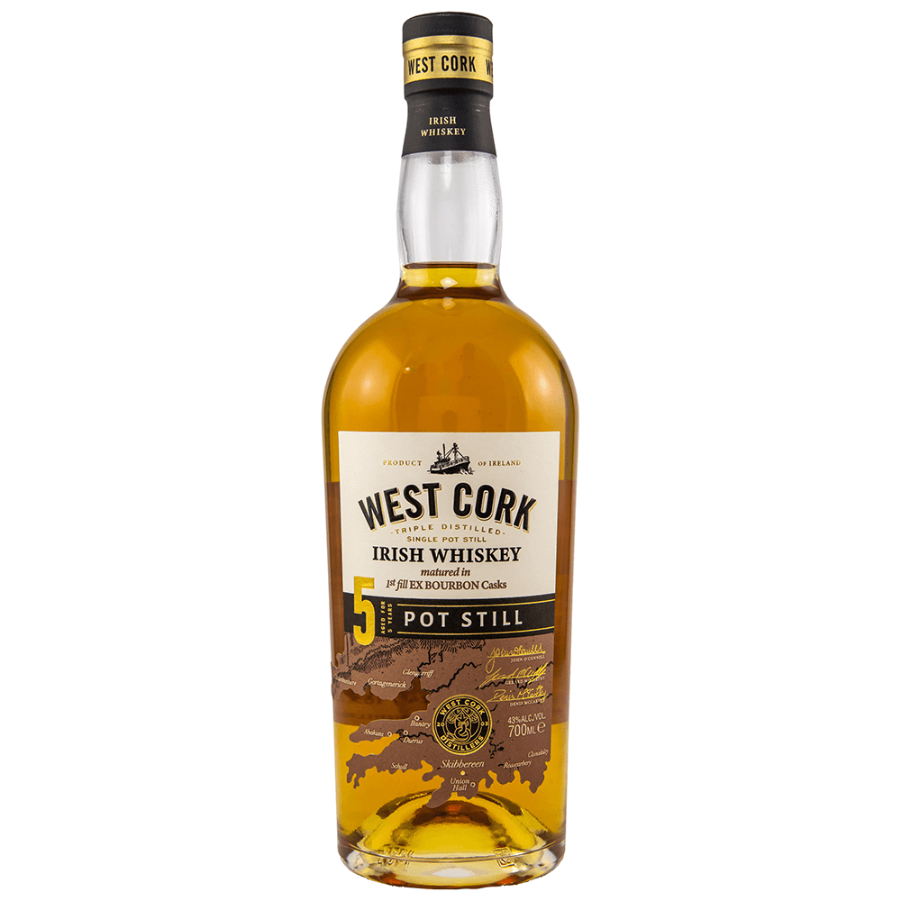 West Cork 5 Jahre Pot Still Irish Whiskey 43%
